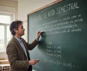 Cálculo de Nota Semestral