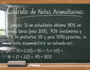 Cálculo de Notas Acumulativas