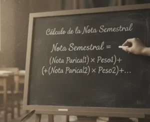 Cálculo de la Nota Semestral