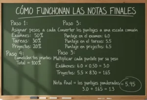 Cómo Funcionan Las Notas Finales