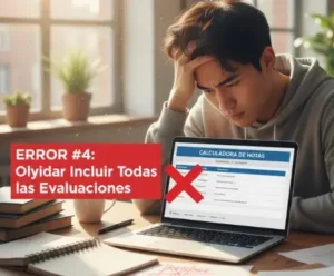 Error #4: Olvidar Incluir Todas las Evaluaciones