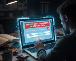 Errores con Calculadoras de Notas en Línea