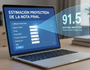 Estimación Proyectada de la Nota Final