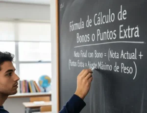 Fórmula de Cálculo de Bonos o Puntos Extra