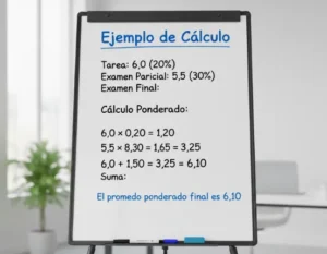 Fórmula de Promedio Ponderado Ejemplo de Cálculo