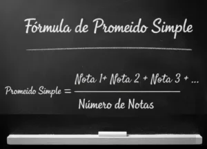 Fórmula de Promedio Simple