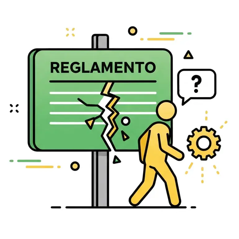 Ignorar los Reglamentos Institucionales