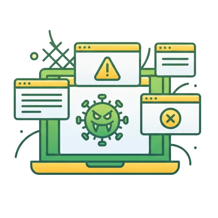 Malware y Ventanas Emergentes