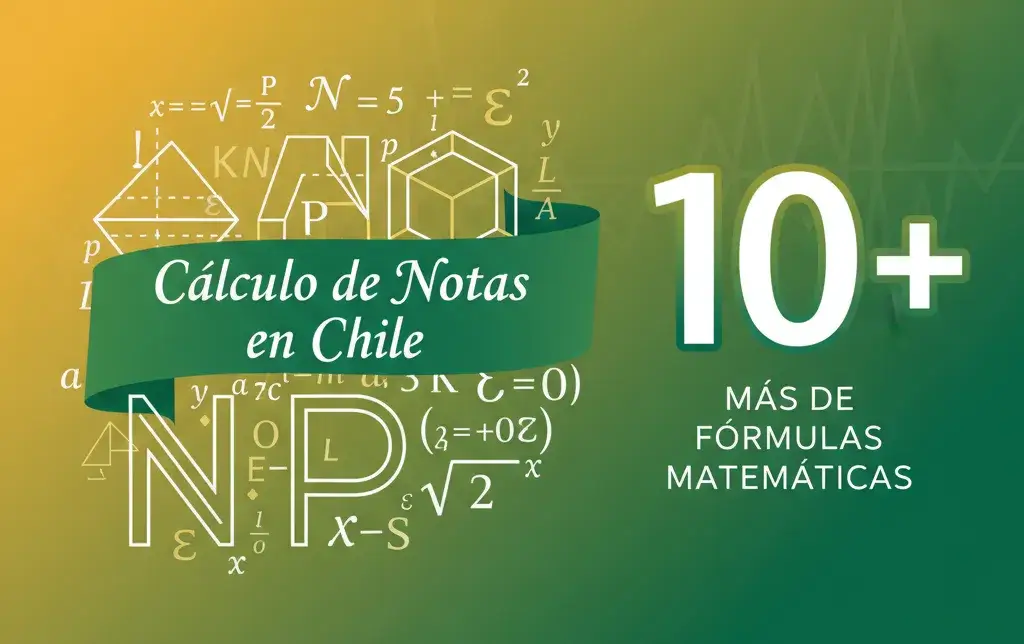 Más de 10 Fórmulas Matemáticas para el Cálculo de Notas en Chile