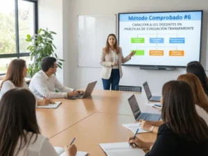 Método Comprobado #6 Capacitar a los Docentes en Prácticas de Evaluación Transparente