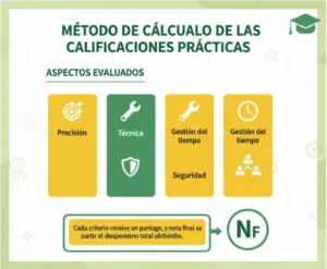 Método de Cálculo de Las Calificaciones Prácticas