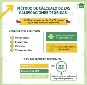 Método de Cálculo de Las Calificaciones Teóricas
