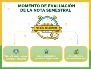 Momento de Evaluación de la Nota Semestral