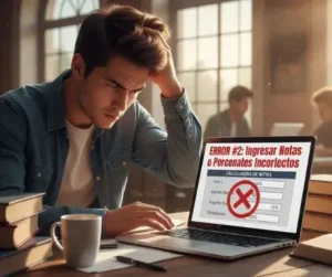 Notas o Porcentajes Incorrectos