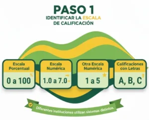 Paso 1 Identificar la Escala de Calificación