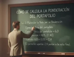 Paso 2 Multiplicar la Nota por su Ponderación