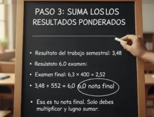 Paso 3 Suma los Resultados Ponderados