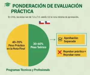 Ponderación de la Evaluación Práctica