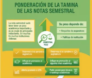 Ponderación de la Nota Semestral