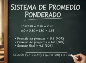 Sistema de Promedio Ponderado
