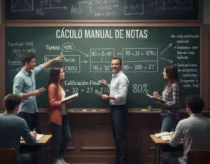 Transparencia y Control en Cálculo Manual de Notas