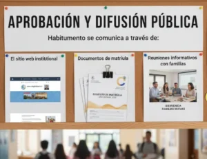 Aprobación y Difusión Pública