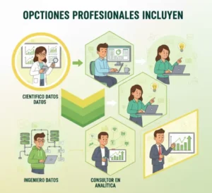 Ciencias de la Computación e Ingeniería de Software Opciones profesionales incluyen