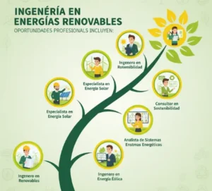 Ingeniería en Energías Renovables Oportunidades profesionales incluyen