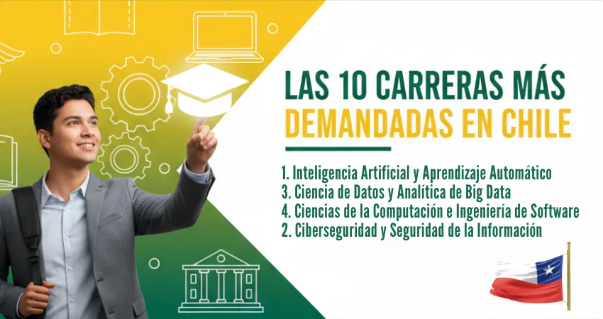 Las 10 Carreras Más Demandadas en Chile