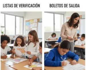Listas de Verificación y Boletos de Salida (Exit Tickets)