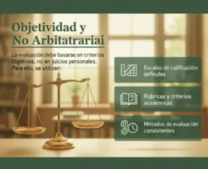 Objetividad y No Arbitrariedad