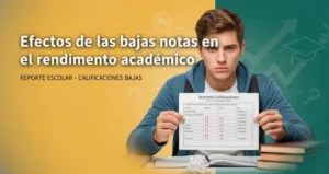 Efectos de las bajas notas en el rendimiento académico