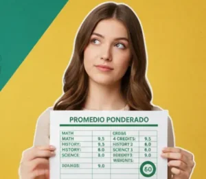 Estructura del sistema de promedio ponderado