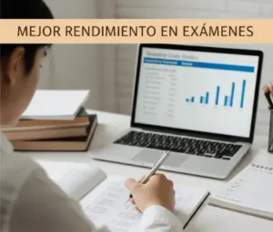 Mejor rendimiento en exámenes