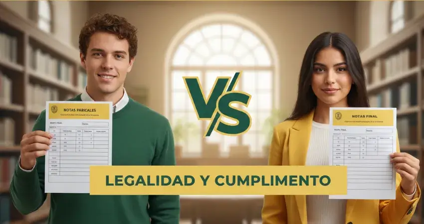 Notas parciales vs nota final: ¿cuál es la diferencia?