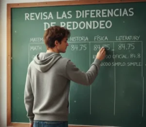 Revisa las diferencias de redondeo
