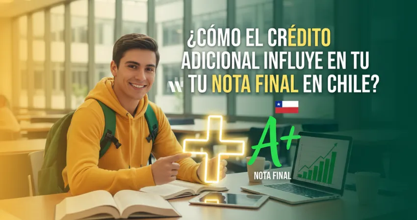¿Cómo el crédito adicional influye en tu nota final en Chile?
