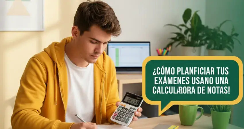 ¿Cómo planificar tus exámenes usando una calculadora de notas