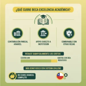 ¿Qué cubre la Beca de Excelencia Académica?