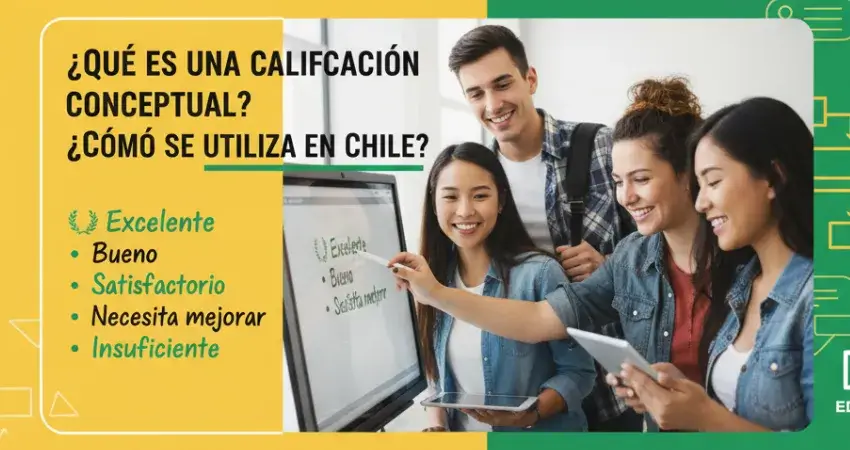 ¿Qué es una calificación conceptual? ¿Cómo se utiliza en Chile?
