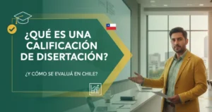 ¿Qué es una calificación de disertación y cómo se evalúa en las escuelas chilenas?