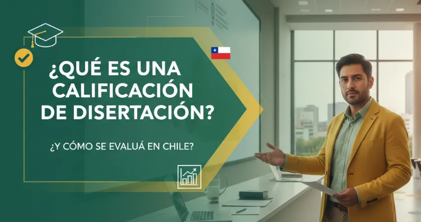 ¿Qué es una calificación de disertación y cómo se evalúa en las escuelas chilenas?
