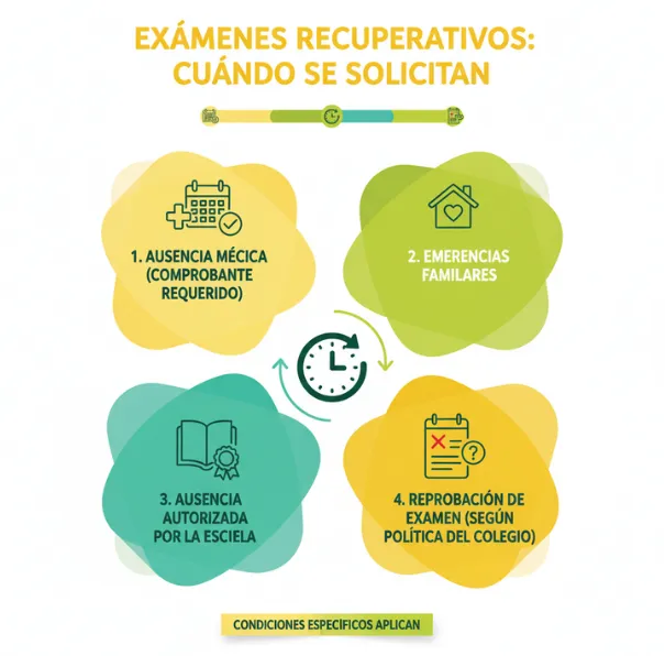 Cuándo se dan los exámenes recuperativos