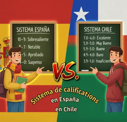 Diferencia en el método de cálculo espana vs chile