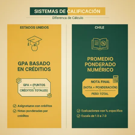 Diferencia en el método de cálculo