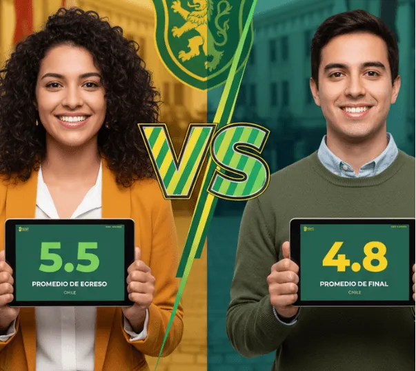 Diferencia en el significado entre promedio de egreso y promedio final