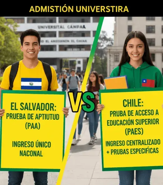 Diferencia en los sistemas de admisión universitaria