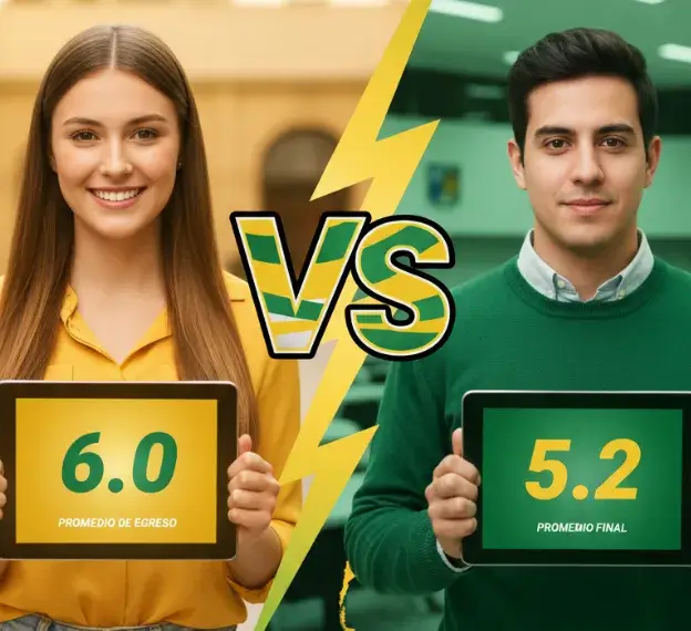 Diferencia en registros académicos y documentos oficiales Promedio de egreso vs promedio final