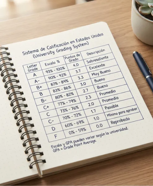 Escala de calificaciones de Estados Unidos