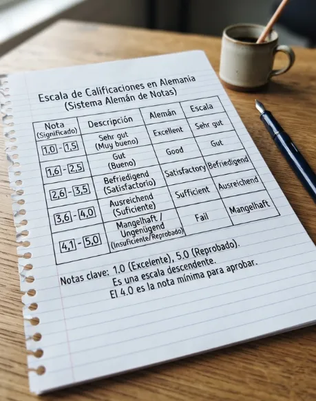 Escala de calificaciones en Alemania